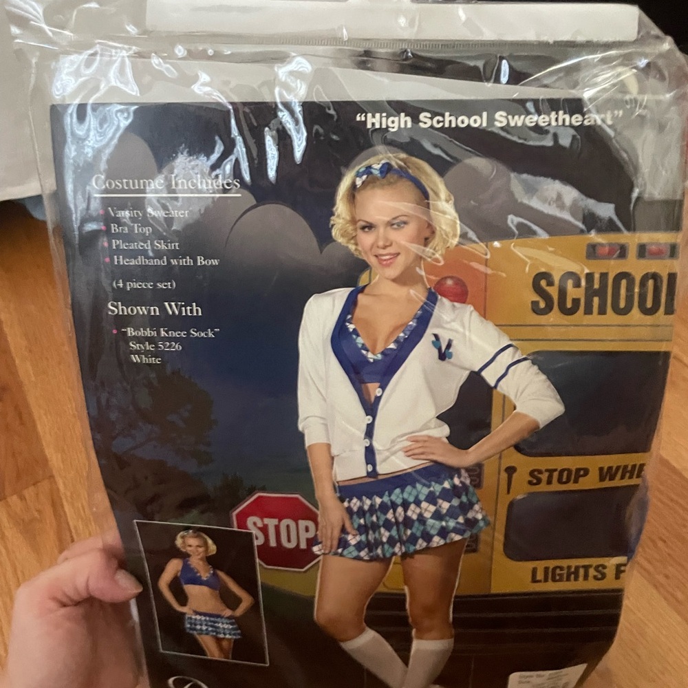 Vintage Y2K Deadstock Halloween High School Sweetheart Dreamgirl Costume